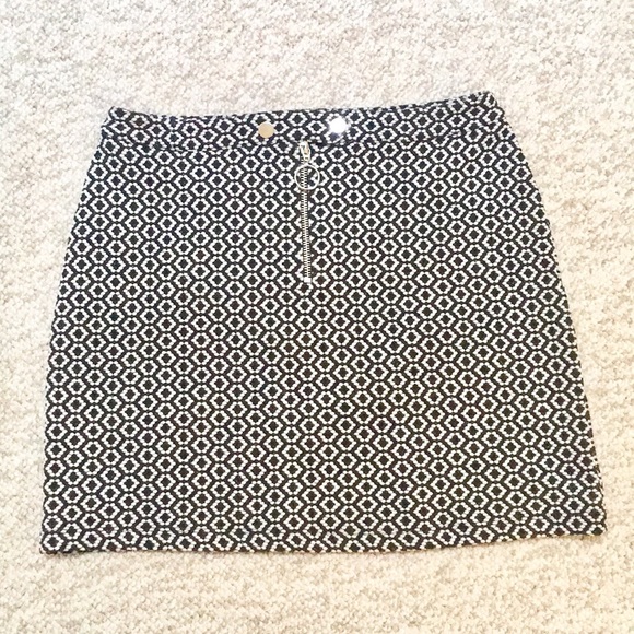 Topshop Half Zip Patterned Black White Min… - Picture 3 of 8
